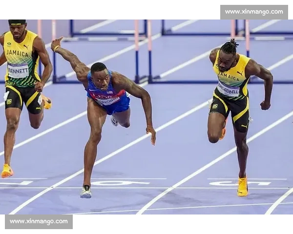 跨越速度与意志的较量110米栏赛场上的极限瞬间与荣耀追求